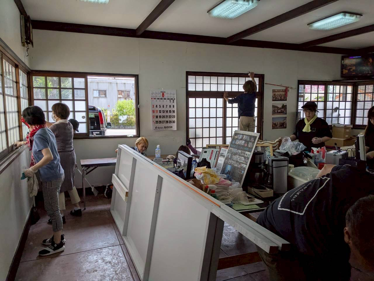 スタッフルーム閉所